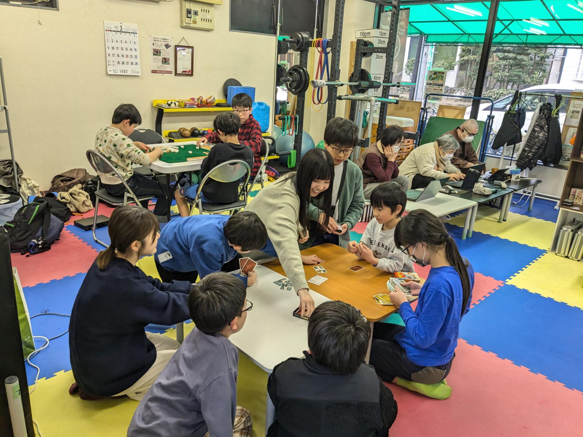 ①ぽっとサロン　②ぽっとゲームパーク